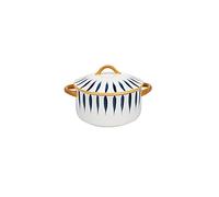 LKDCNUP Tazón de servir, Cuenco de cerámica, cuenco de sopa binaural, cuenco de fideos instantáneos for el hogar con tapa, vajilla de cerámica creativa, cuenco de sopa grande con personalidad