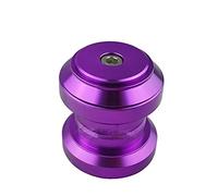 LKfjnhePF ArañAs para Bicicletas Auriculares de Bicicleta 34mm, rodamientos Cartucho Sellado dirección, Columna cónica vástago, montaña, Carretera, Auriculares externos sin Rosca(Purple)