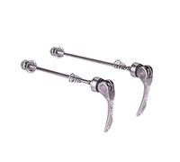 LKfjnhePF Cierre Eje Pasante Rueda Bicicleta MTB Bicicleta Lanzamiento rápido Pinchos HUB Eje Ruedas de Bloqueo Palanca Piezas Bicicleta Aleación Aluminio Frente 9x100 Trasero 10x135mm(Titanium)