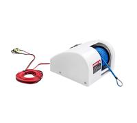 LKHDONG Cabrestante de ancla, 12 V, eléctrico, con mando a distancia y cuerdas de anclaje, cabrestante para barco de 25/35/45LBS (25 LBS)