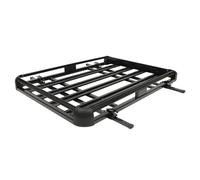 LKHDONG Portaequipajes de techo 160 x 135 cm, bandeja de techo para auto con ancho ajustable entre 110-135 cm, portaequipajes de techo de aluminio hasta 150 kg, bandeja de equipaje para modelos SUV