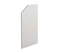LKHDONG Urinario divisorio para inodoros, 40 x 90 cm, protección visual, para hombres, urinarios, pared, para escuelas, oficinas, lugares públicos (ángulo oblicuo, gris claro)