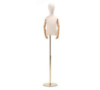 LKHGTR Mannequin Tastres Dummy Dress Forma Niños Mannequin Metal Metal Sasters Dummy Modicers Forms de 2 a 8 años de Edad de Ropa para niños Show (AS) Made in China