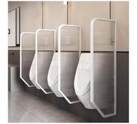 LKHGTR PARTICIÓN DE PARTICIÓN Urinal Divisor de Vidrio Templado de Vidrio Templado, Divisor de protección pública de Inodoro público montado en la Pared, Men Pantalla de privacidad de orina para para