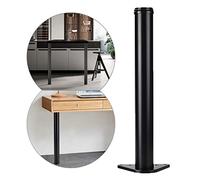 LKHGTR Pegas de Mesa de Altura Ajustable - Pies de Muebles de Metal Intercambiables para la Oficina en el hogar, Soporte de Barra y Escritorio, Negro/Blanco - 70 cm (27.6 Pulgadas) Made in China