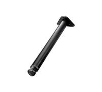 LKHGTR Pegas de Mesa de Metal Ajustables, Acero Inoxidable, Altura de 0-3 cm para Soporte de televisión, cajón, mesita de Noche - Negro, 110 cm, Incluye Tornillos, Hardware de Muebles Made in China
