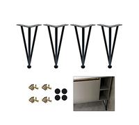 LKHGTR Piernas de Mesa de Metal Ajustable Pies de Horquilla de Servicio Pesado para aderezos de reemplazo de gabinete de Bricolaje Desesos baños Made in China