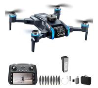 LKHLTBF Single Battery,dron GPS xt808 Profesional con cámara 4k HD, Motor sin escobillas, cuadricóptero RC Plegable con WiFi y FPV