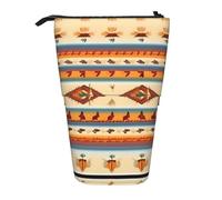 LKHVGY Native American - Estuche telescópico para lápices, estuche de papelería, organizador retráctil de pie, Nativo americano, Talla única, Estuche telescópico