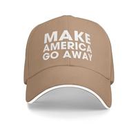 LKIDFIO Anceky Gorra de béisbol Make America Go Away (en Oferta), Tenis(Natural)