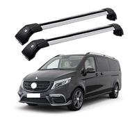 LKILFUWX 2 Piezas Barras De Techo, para Benz V Klasse W447 Van Barras de Techo Auto Portaequipajes Aluminio Barras instalación fácil bajo Ruido del Viento