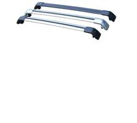 LKILFUWX 2 Piezas Barras De Techo, para FIAT 500X 5 Door SUV 2015-2020 Barras de Techo Auto Portaequipajes Aluminio Barras instalación fácil bajo Ruido del Viento,Black Silver