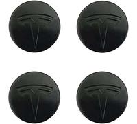 LKILFUWX 4Pcs Coche Rueda Tapas Centrales, para Tesla Model 3 Highland 2024 56mm Tapas Centro Cubo Coche Pegatina Impermeable Prueba Polvo Coche Central Tapas Buje,E