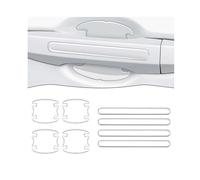 LKILFUWX 8 Piezas Protectores Manilla de Coche, para Nissan Qashqai e-Power (J12) 2022-2024 Transparente Impermeable Manija De La Puerta del AutomóVil Protector ArañAzos