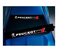 LKILFUWX Engomada Parabrisas Coche, para Peugeot gtline GT GTI 508 5008 3008 208 2008 308 Protección Solar Impermeable Pegatinas Parabrisas Ventana Trasera Delantera Pegatina Reflectante
