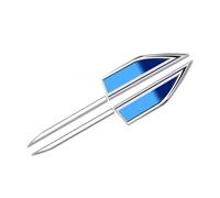 LKILFUWX para VW Golf 8 MK8 GTI GTE GTD R 2020 2021 2022 2025 Emblema Lateral Coche, Decoración de Carrocería Emblema Lateral en Acero Inoxidable, Accesorios de Estilismo, 2 Piezas,A