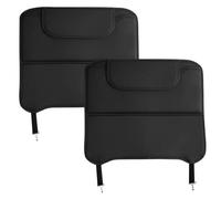 LKILFUWX Protector Respaldo Asiento Coche, para BMW X1 U11 2023-2024 Alfombrilla Antipatadas Impermeable con Bolsillos Protege Los Asientos Coche De Daños