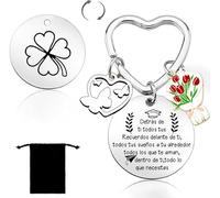 LKJHGF Llavero de graduación Regalos de graduación inspirados para ella Él Estudiantes Graduados Clase de escuela secundaria para llavero Llavero de graduación Recuerdo de estudiante graduación (4)