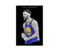 LKJHLK Póster de baloncesto Klay Thompson, decoración de pared, lienzo para oficina, dormitorio, hogar, dormitorio, regalo, 30 x 45 cm