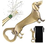 LKKCHER Abrebotellas de Teckel, Regalos de Teckel, Regalo de Cumpleaños, Regalo Navidad, San Valentín, Regalos para Hombres, Mujeres, Papá, Regalo Del Día del Padre, Decoración de Teckel
