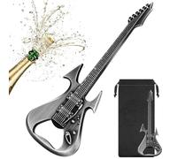 LKKCHER Abridor de botellas de cerveza de guitarra, regalos inusuales para hombres, regalos de música de guitarra para hombres, regalos de Navidad para el día del padre, regalo de cumpleaños para