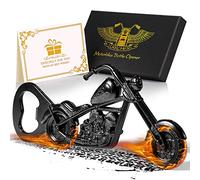 LKKCHER Abridor de Botellas de Motocicleta, Regalos Originales para el Padre Novio Abuelo Marido, Regalos Originales para Hombre, Regalos Cerveza Moto, Ideas Regalos Hombres Regalos Hombre Cumpleaños