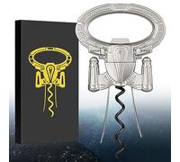 LKKCHER Ah So Abridor de Vino para Botellas Vintage, Abridor Botellas Vino Viejo, Abridor Botellas Cerveza, Extractor de Corcho de Dos Puntas, Sacacorchos de Amigos Camareros, Regalo Navidad Hombre