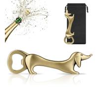 LKKCHER Bonito abrebotellas de perro salchicha, regalos divertidos para perros salchicha, abridor de perro salchicha, regalo de cumpleaños, Navidad, día de San Valentín, Dachshund regalos para hombres