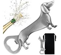 LKKCHER Regalos de Perro Salchicha, Abrebotellas de Teckel, Decoración de cumpleaños, regalo Navidad, San Valentín, Regalos para Hombres, Mujeres, Papá, Regalo Del Día del Padre