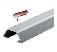 LKLNCXC canalización de Cables Protector de Cubierta Cable Piso, autoadhesiva Acero Inoxidable, Impermeable, Multicolor, Varios tamaños(Silver-No.3-W-30mm(1-9/50in))