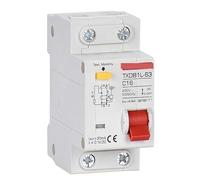 LKLNCXC Cortacircuitos Disyuntor en Miniatura RCBO MCB 16A 20A 32A 40A 63A 30mA 220V/110V de Corriente Residual Tierra Corta