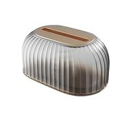 LKLNCXC Porta pañuelos Soporte for Caja de pañuelos, Soporte for, servilleta, decoración del hogar(Black)