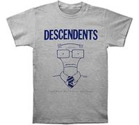 LKMGFD Descendents Men's Thou Shalt Not Commit Adulthood T-Shirt Grey(X-Large)