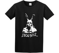 LKMGFD Donnie Darko Donny Jake Gyllenhaal Sci Fi Movies DVD BLU Ray Poster Black Mens T Tshirts Camisetas y Tops(Small)