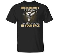 LKMGFD Funny Kung fu Taekwondo Martial Arts Shirt, T-Shirt(Small)