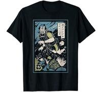 LKMGFD Here Comes The Scuba Diver Samurai Funny T-Tshirts Camisetas y Tops for Samurai Lovers(Large)