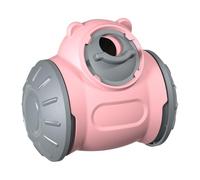 LKMM Vaso de alimentación de plástico, rompecabezas de comida lenta dentada para mascotas, interactivo, para perros, robot, oso, juguete de almacenamiento