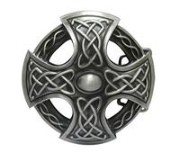 LKMY Hebilla de cinturón con nudo celta irlandés de Keltic irlandés, escocesa, para el día del padre