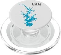 LKN Lake Norman Mapa de Regalos del Estado de Carolina del Norte de Lake Norman PopSockets PopGrip para MagSafe