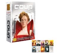 LKNBIF Coup Reform Card Game, Game from The World of The Resistance 2-6 jugadores, 15 Min Card Games Family Games, Party Game for Kids and Adults(White)