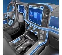 LKNHLJ Película protectora antiarañazos de TPU para el interior del coche, para el tablero de instrumentos, consola central, para Ford Raptor F-150 2022-2025