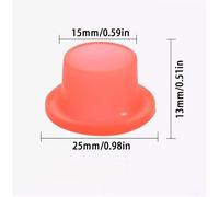 Lkq-Arandela planas Faucet Leak-proof Sealing Gasket Rubber Pipe Hose Sealing Washer Silicone Gasket Seal For Plumbing Plug Prevent Leakage, Firme y duradero(Red,10Pcs)