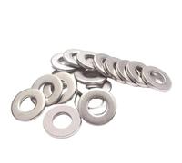 Lkq-Arandela planas M1.6/ M2/ M2.5/ M3/ M4/ M5/ M6/ M8-M22 Large Flat Washer 304 Stainless Steel Big Metal Gasket Meson Plain Washers, Firme y duradero(M4x12x1.2 x20pcs)