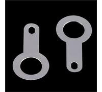 Lkq-Arandela planas M2.2 2.7 3.2 4.2 - M8.2 Tin-Plated Single Head Brass Gasket Copper Lug Terminal Welding Washer, Firme y duradero(200pcs,M6.2)