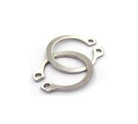 Lkq-Arandela planas M6 M8 M9 M10 M12 M13 M14 M15 M16 304 Stainless Steel Bearing C Type External Circlip Shaft Retaining Snap Ring Washer, Firme y duradero(2pcs M38)