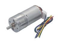 Lkq-Motor de corriente continua Motor de engranaje DC de motor eléctrico de torsión de 6V 12V 24V, Fácil de instalar(26RPM,6V)