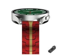 LKQASD Correa de lujo de color titanio Compatible con Galaxy Watch 6 46mm 4/5 classic 40 44mm 45mm pulsera/correa ultimate GT3 4 pro(Color:Red gold,Size:Galaxy 5 40 44)