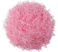 LKQBBSZ Papel de corte arrugado multicolor de Pascua, 5 colores, hierba de Pascua, reciclable, para cesta de regalo de Pascua, suministros de decoración de fiesta de Pascua (rosa)