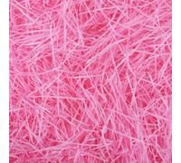 LKQBBSZ Paquete de pasto de rafia de Pascua, papel reciclable para relleno de cesta de Pascua, huevos creativos, decoración, relleno de regalo (rosa)