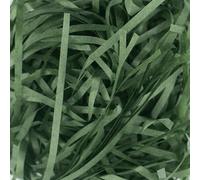 LKQBBSZ Paquete de pasto de rafia de Pascua, papel reciclable para relleno de cesta de Pascua, relleno creativo de huevos de decoración, envoltura de regalo (verde oscuro)
